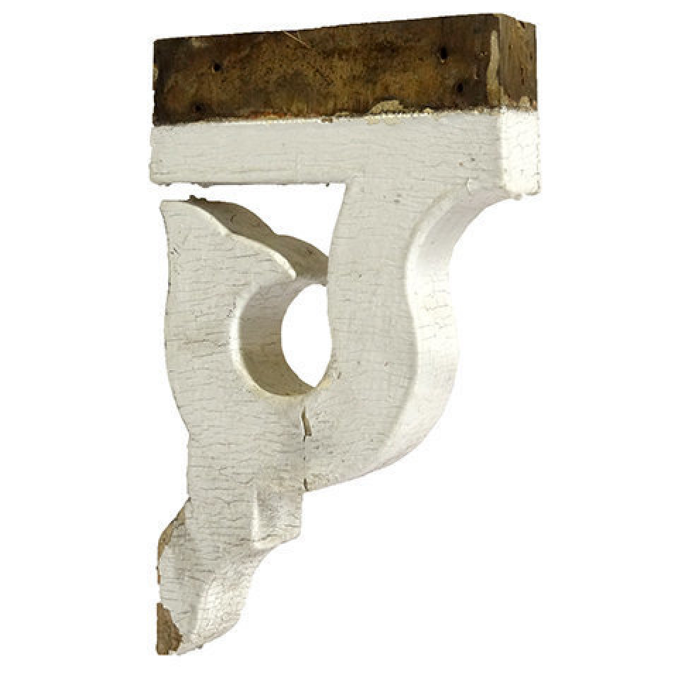 Salvaged Wood Porch Bracket